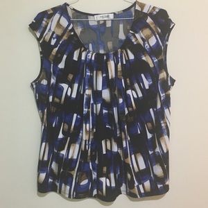 Jones Studios Blue Blouse size 2X
